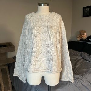 chunky knit sweater